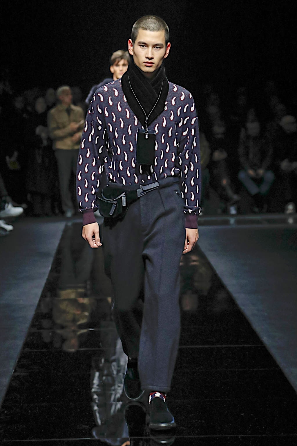 Fashion Week Milan Fall/Winter 2020 look 69 from the Giorgio Armani collection menswear