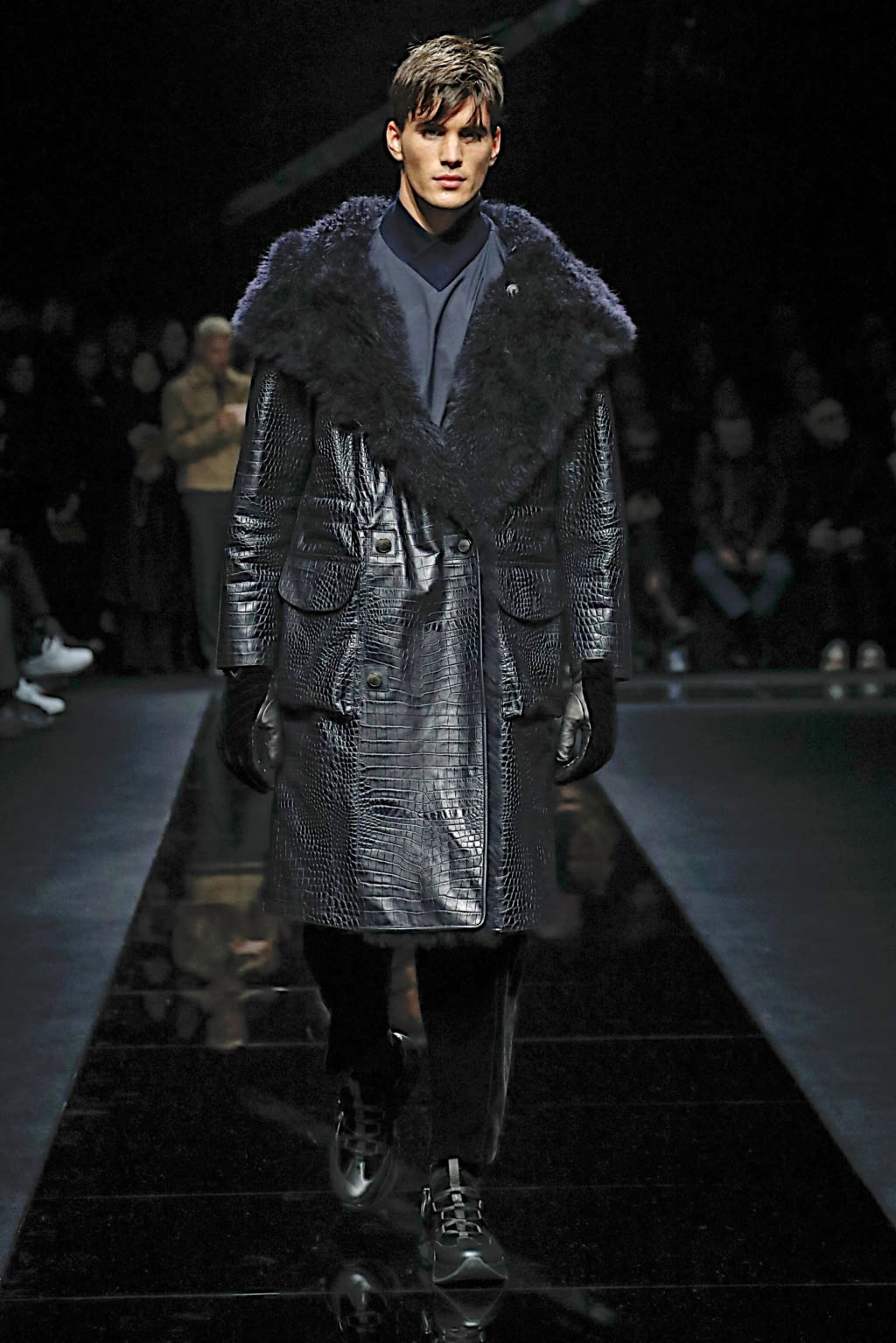 Fashion Week Milan Fall/Winter 2020 look 71 from the Giorgio Armani collection menswear