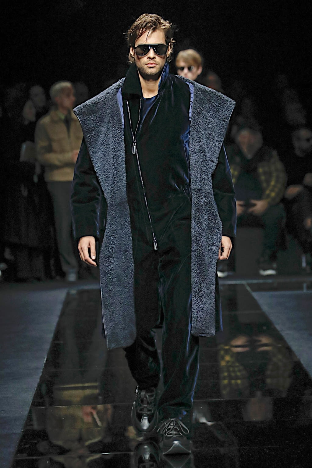 Fashion Week Milan Fall/Winter 2020 look 76 from the Giorgio Armani collection menswear