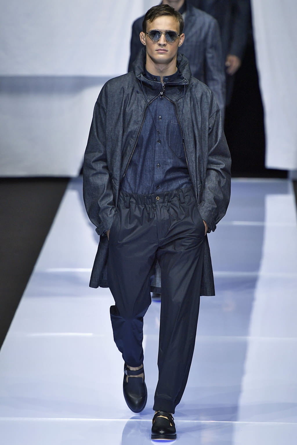 Fashion Week Milan Spring/Summer 2019 look 14 from the Giorgio Armani collection menswear
