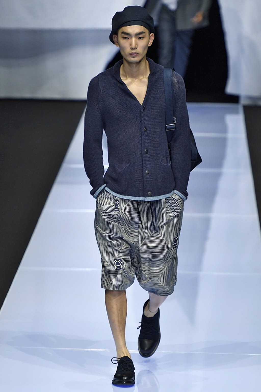 Fashion Week Milan Spring/Summer 2019 look 20 from the Giorgio Armani collection 男装