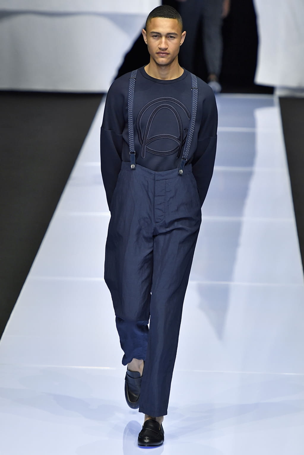Fashion Week Milan Spring/Summer 2019 look 31 from the Giorgio Armani collection menswear