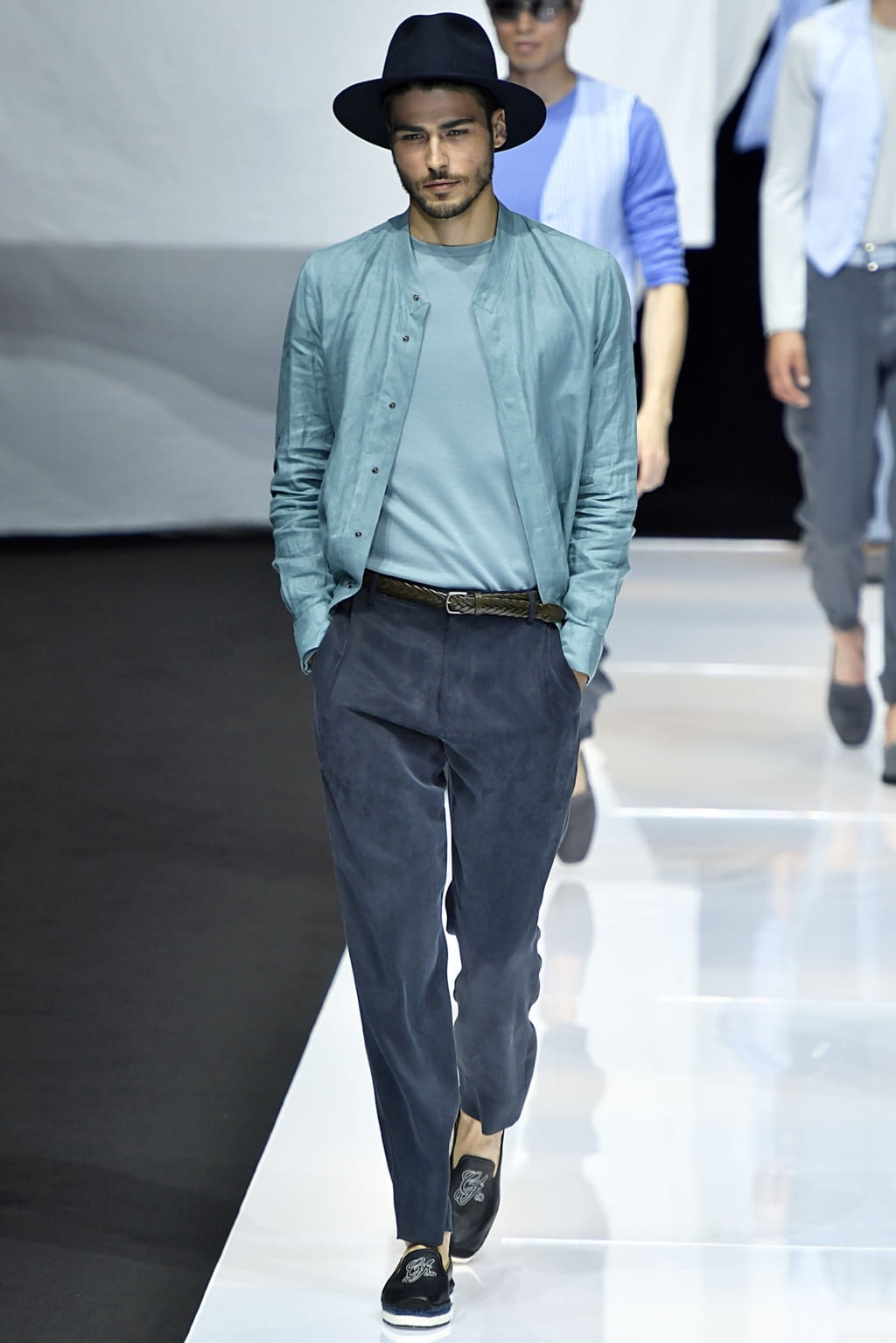 Fashion Week Milan Spring/Summer 2019 look 55 de la collection Giorgio Armani menswear
