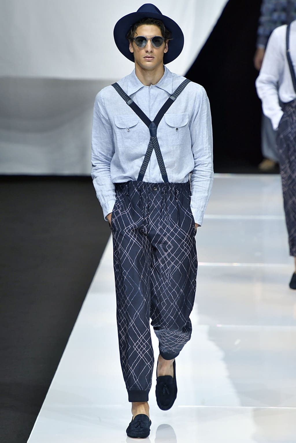 Fashion Week Milan Spring/Summer 2019 look 61 from the Giorgio Armani collection menswear