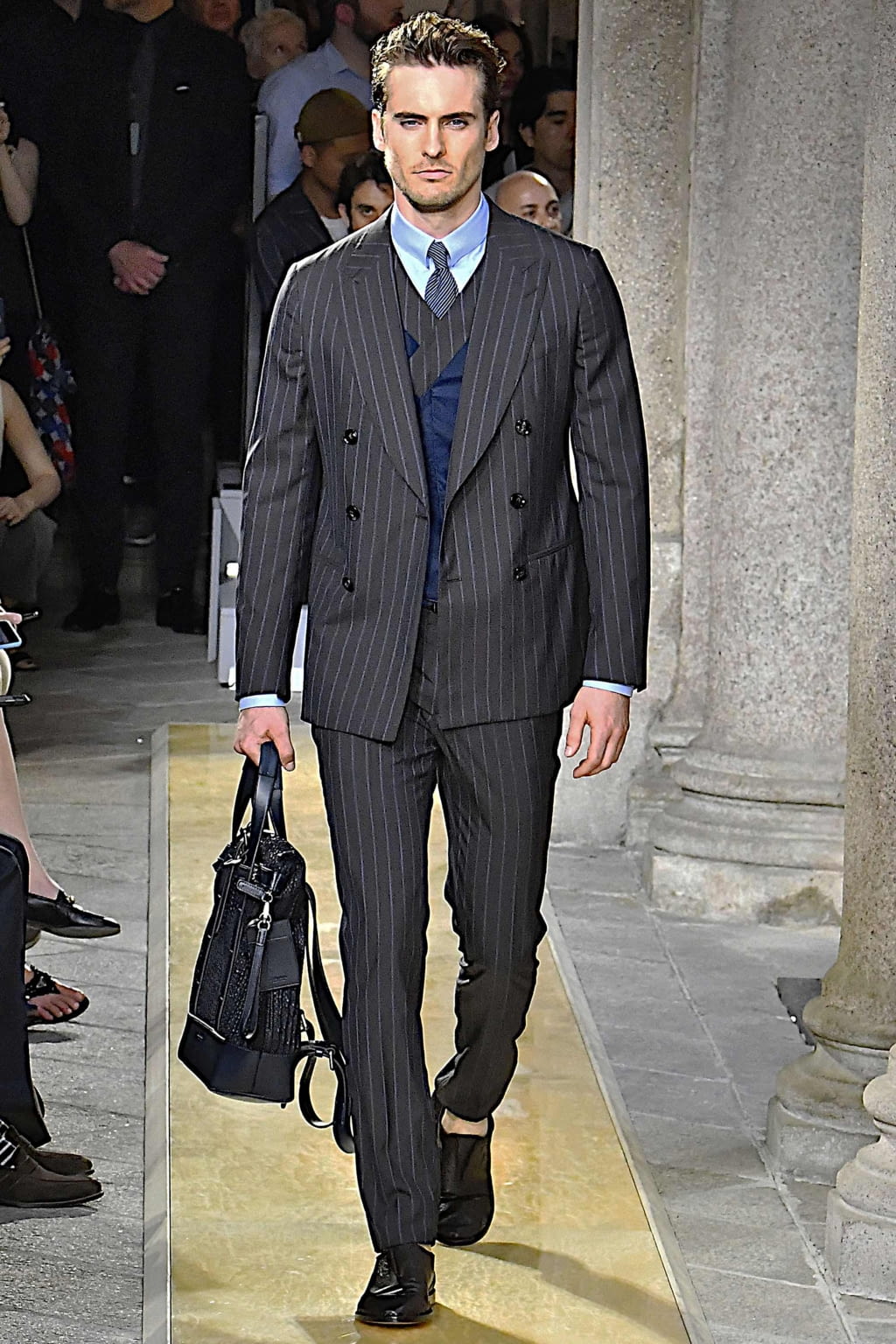 Fashion Week Milan Spring/Summer 2020 look 3 from the Giorgio Armani collection menswear