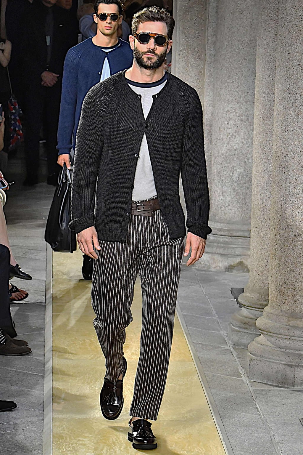 Fashion Week Milan Spring/Summer 2020 look 7 from the Giorgio Armani collection menswear