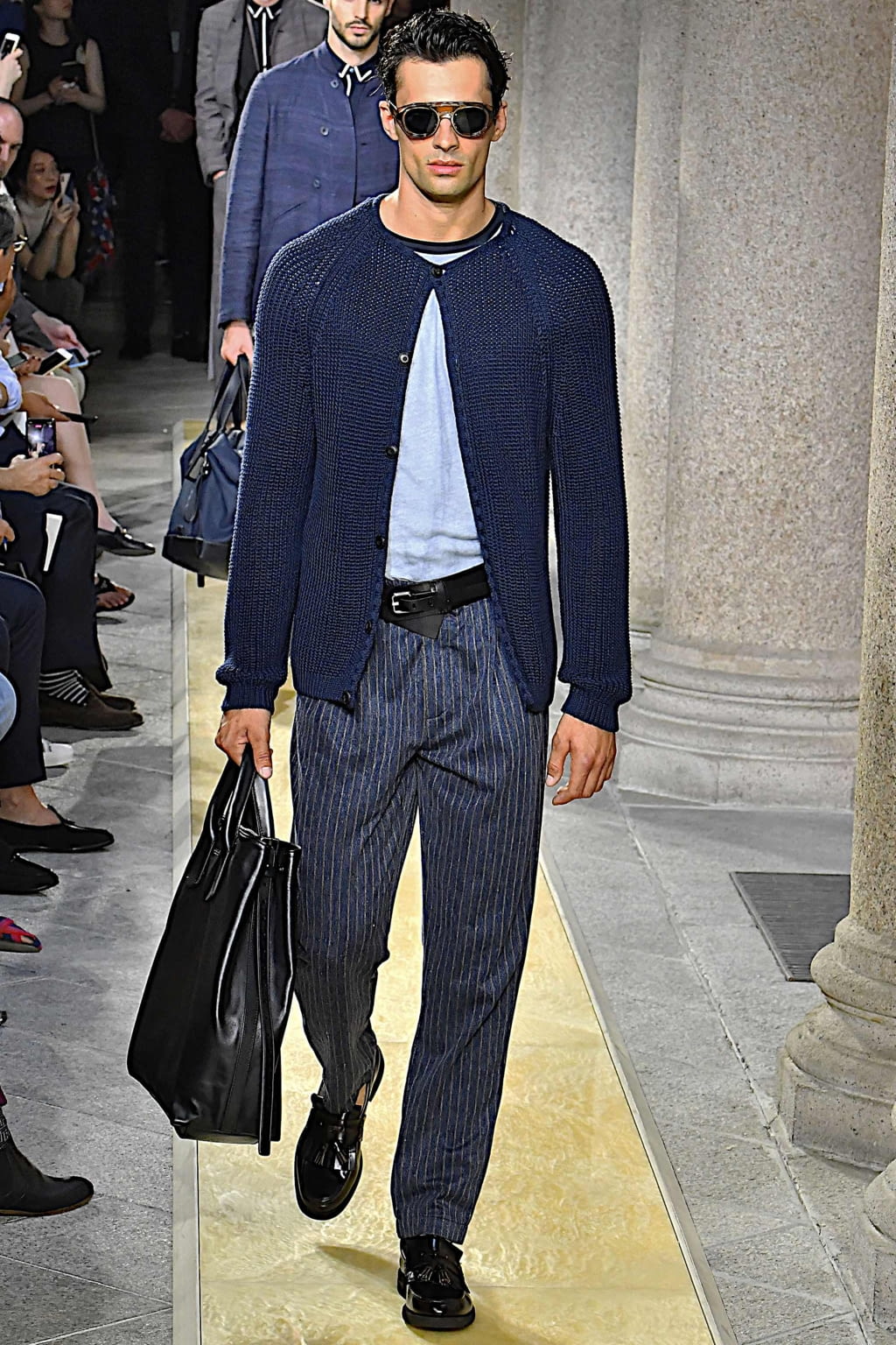 Fashion Week Milan Spring/Summer 2020 look 8 from the Giorgio Armani collection menswear