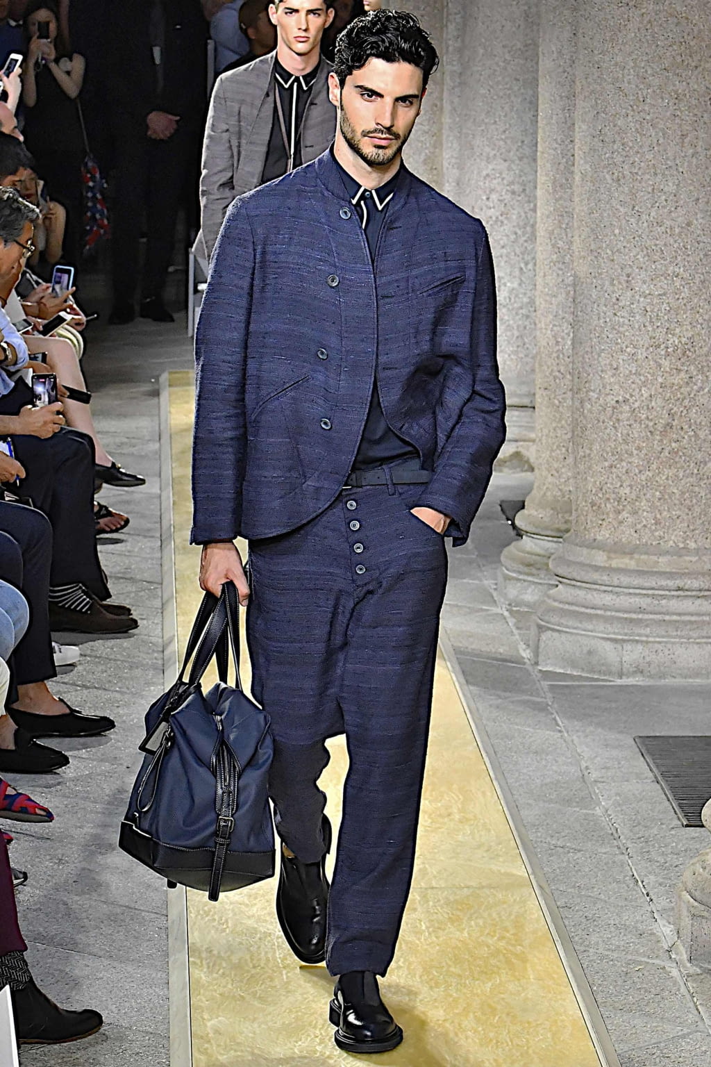 Fashion Week Milan Spring/Summer 2020 look 9 from the Giorgio Armani collection 男装