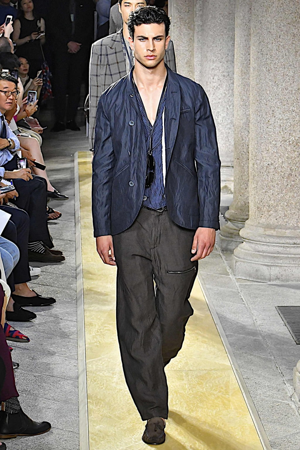 Fashion Week Milan Spring/Summer 2020 look 11 from the Giorgio Armani collection menswear