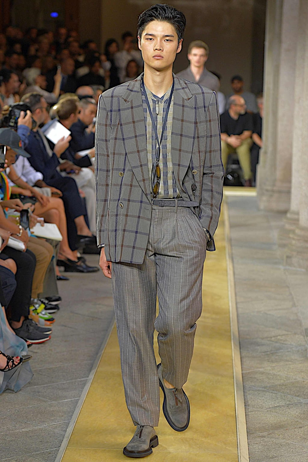Fashion Week Milan Spring/Summer 2020 look 12 from the Giorgio Armani collection menswear