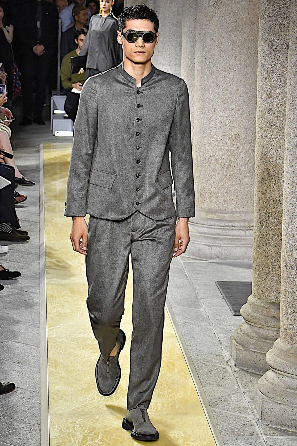 Fashion Week Milan Spring/Summer 2020 look 17 from the Giorgio Armani collection 男装