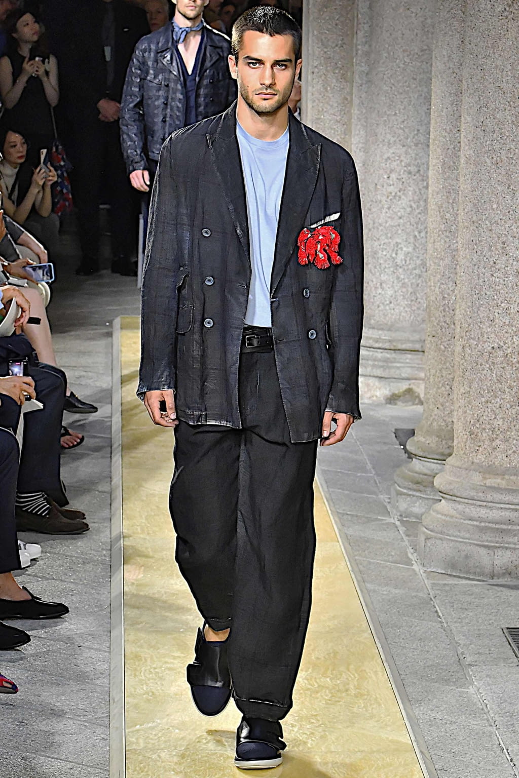 Fashion Week Milan Spring/Summer 2020 look 23 from the Giorgio Armani collection 男装