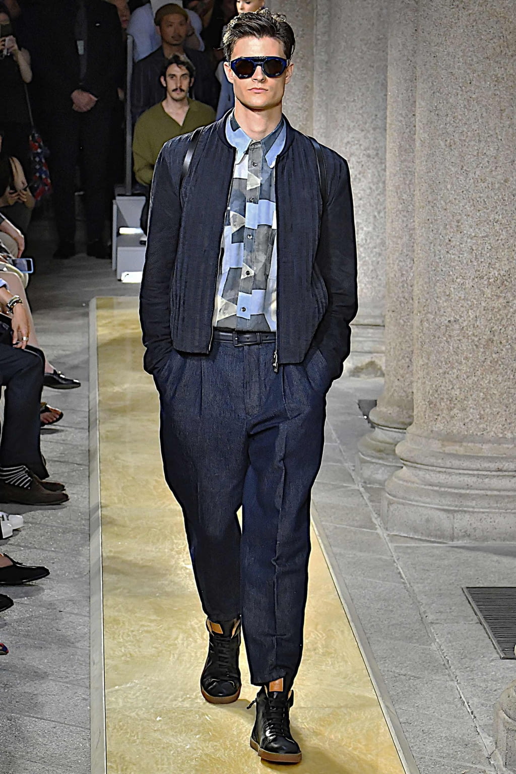 Fashion Week Milan Spring/Summer 2020 look 28 from the Giorgio Armani collection menswear