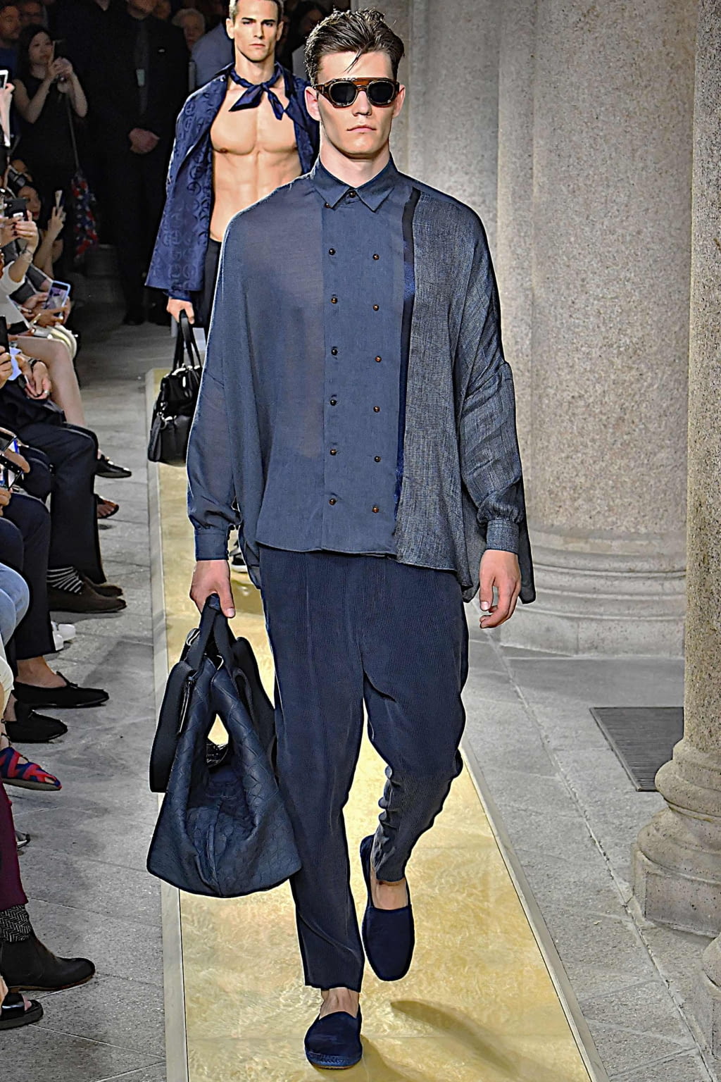 Fashion Week Milan Spring/Summer 2020 look 36 from the Giorgio Armani collection 男装
