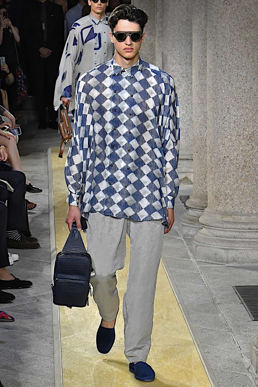 Fashion Week Milan Spring/Summer 2020 look 38 from the Giorgio Armani collection 男装