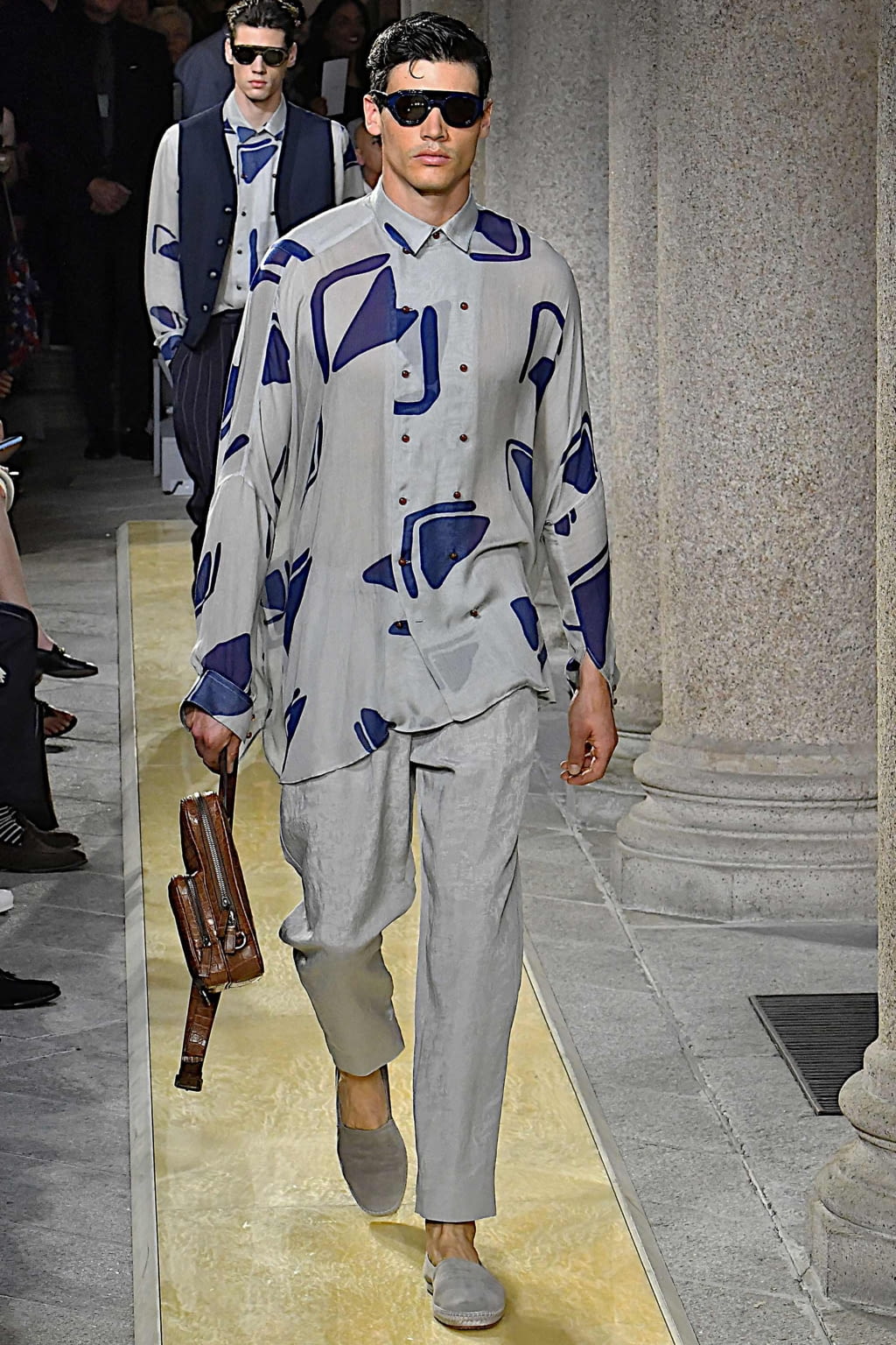 Fashion Week Milan Spring/Summer 2020 look 39 from the Giorgio Armani collection menswear