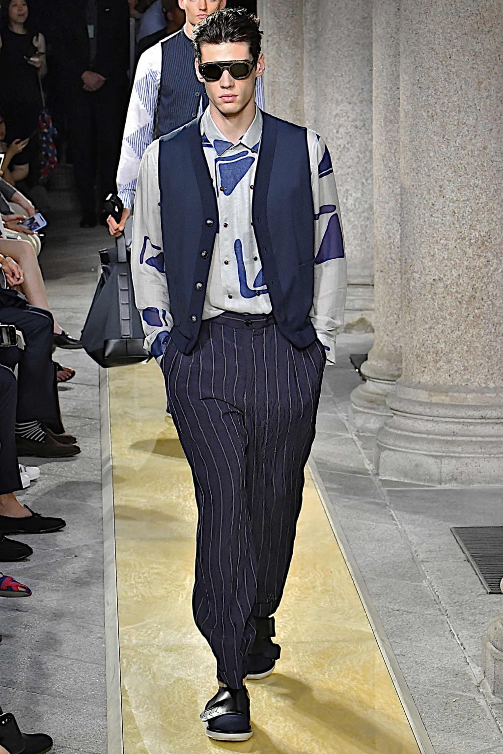 Fashion Week Milan Spring/Summer 2020 look 40 from the Giorgio Armani collection 男装