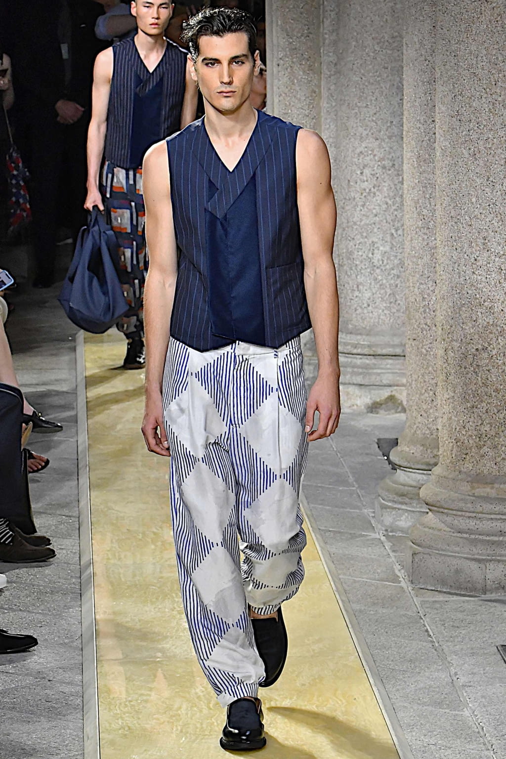 Fashion Week Milan Spring/Summer 2020 look 42 from the Giorgio Armani collection 男装