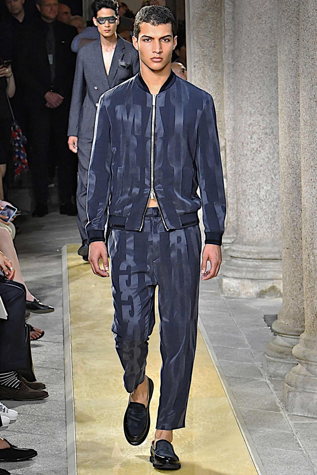 Fashion Week Milan Spring/Summer 2020 look 45 from the Giorgio Armani collection menswear