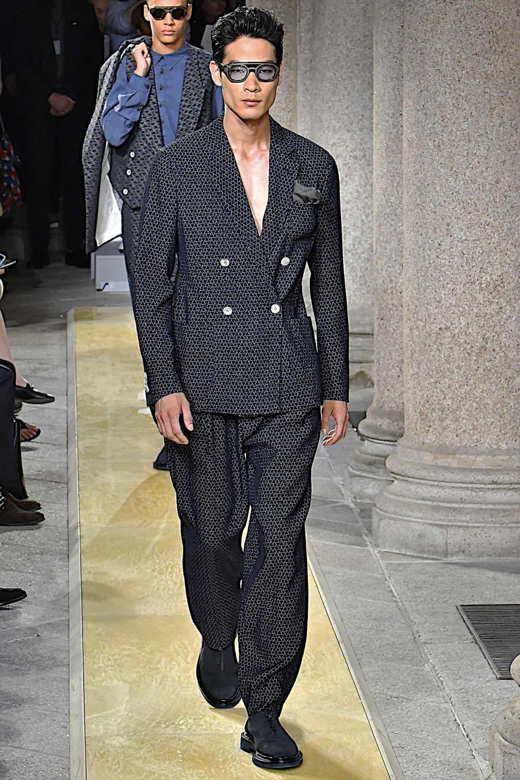 Fashion Week Milan Spring/Summer 2020 look 47 from the Giorgio Armani collection menswear