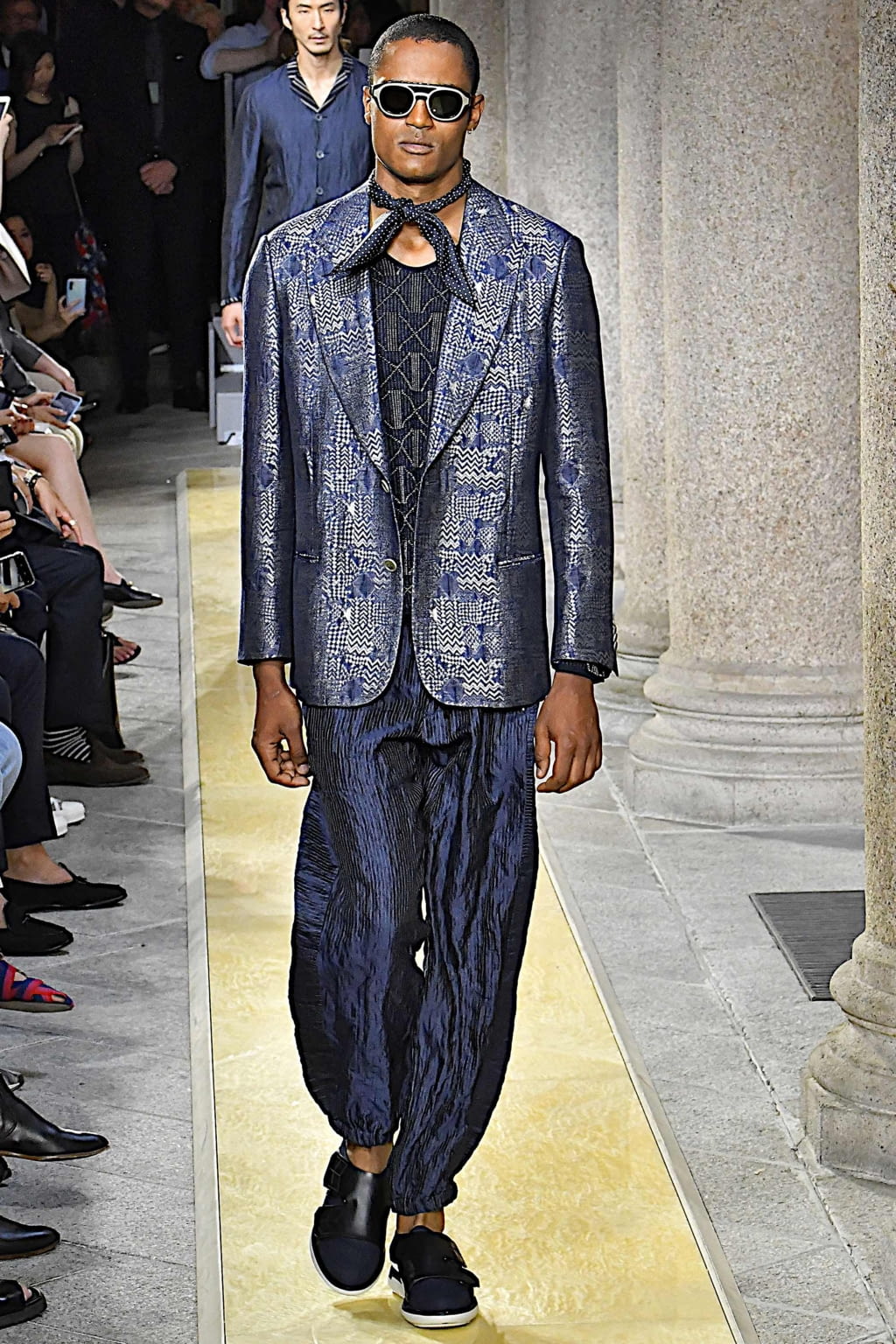 Fashion Week Milan Spring/Summer 2020 look 49 from the Giorgio Armani collection 男装