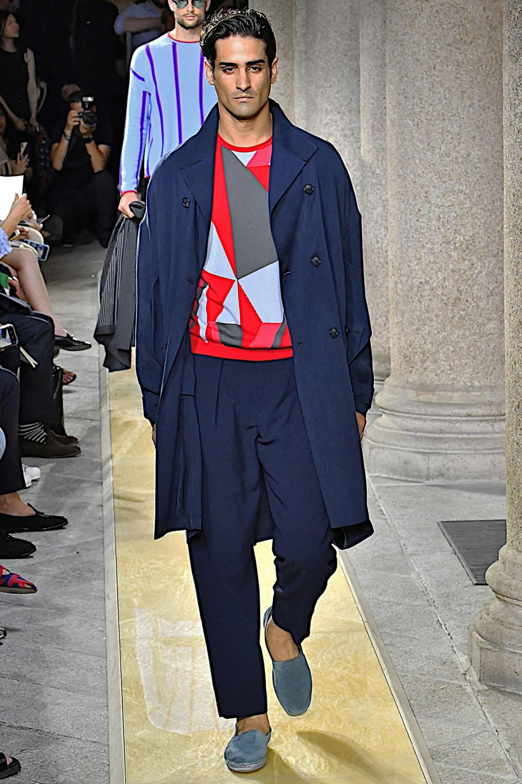 Fashion Week Milan Spring/Summer 2020 look 57 from the Giorgio Armani collection 男装