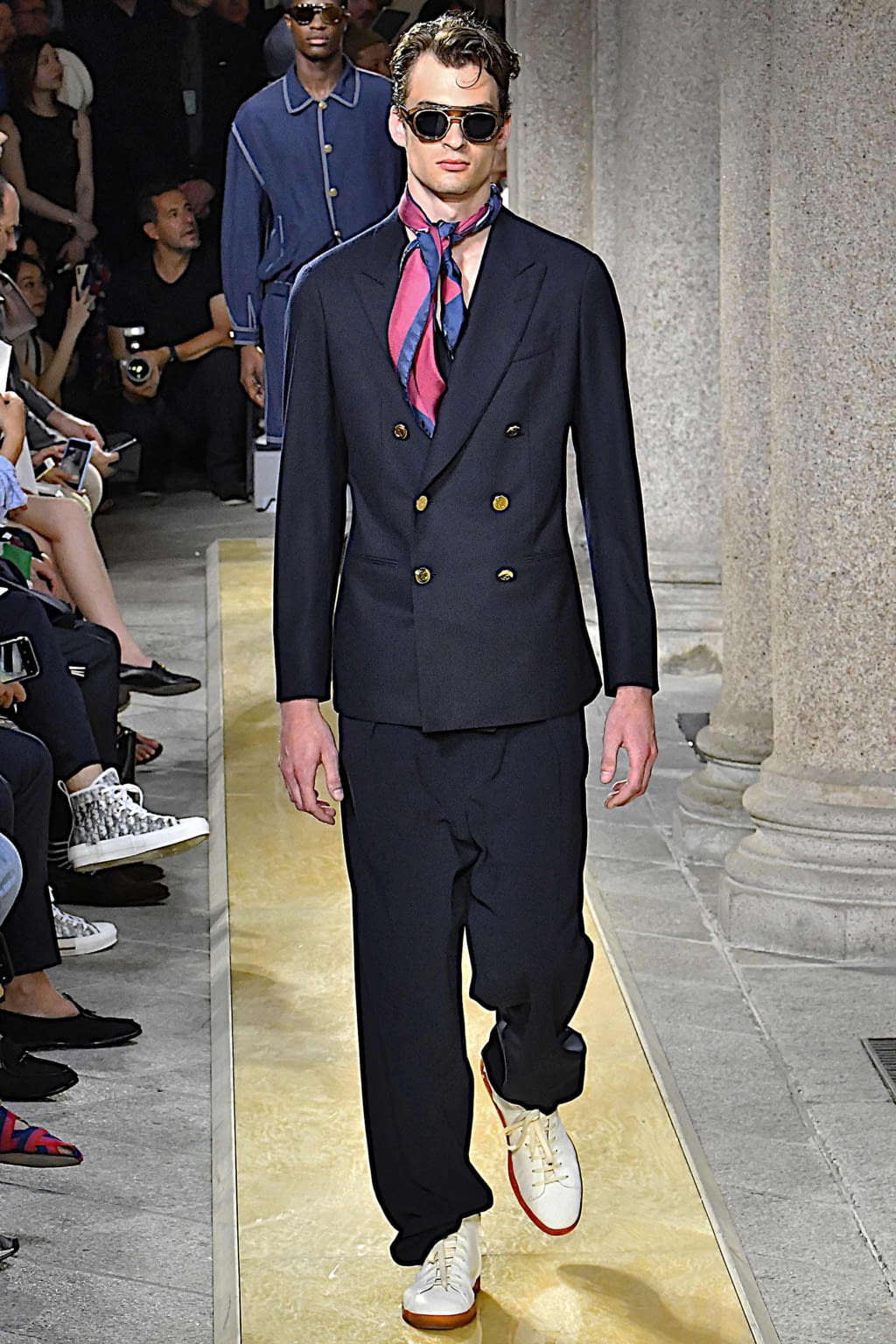 Fashion Week Milan Spring/Summer 2020 look 60 from the Giorgio Armani collection menswear