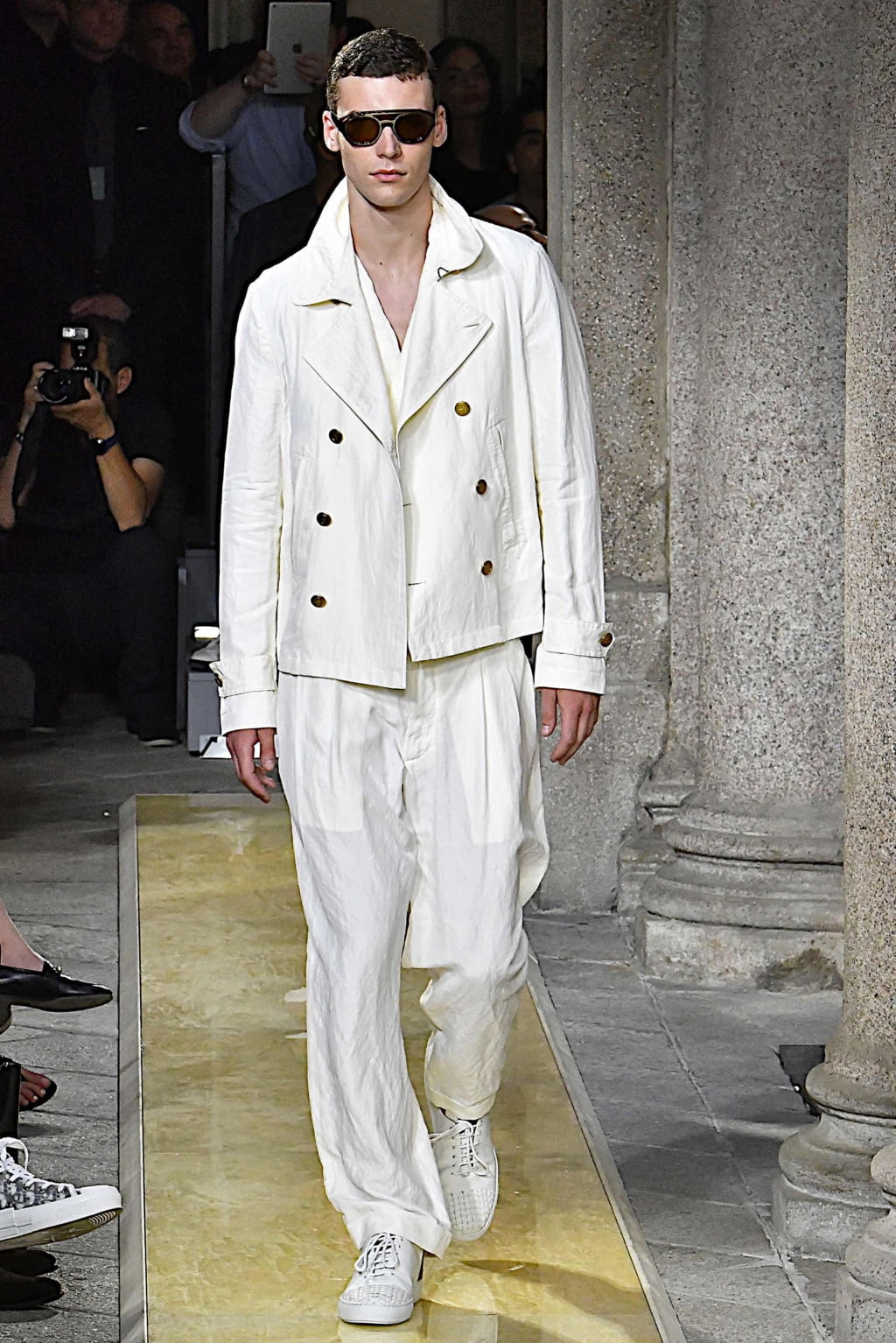 Fashion Week Milan Spring/Summer 2020 look 65 from the Giorgio Armani collection menswear
