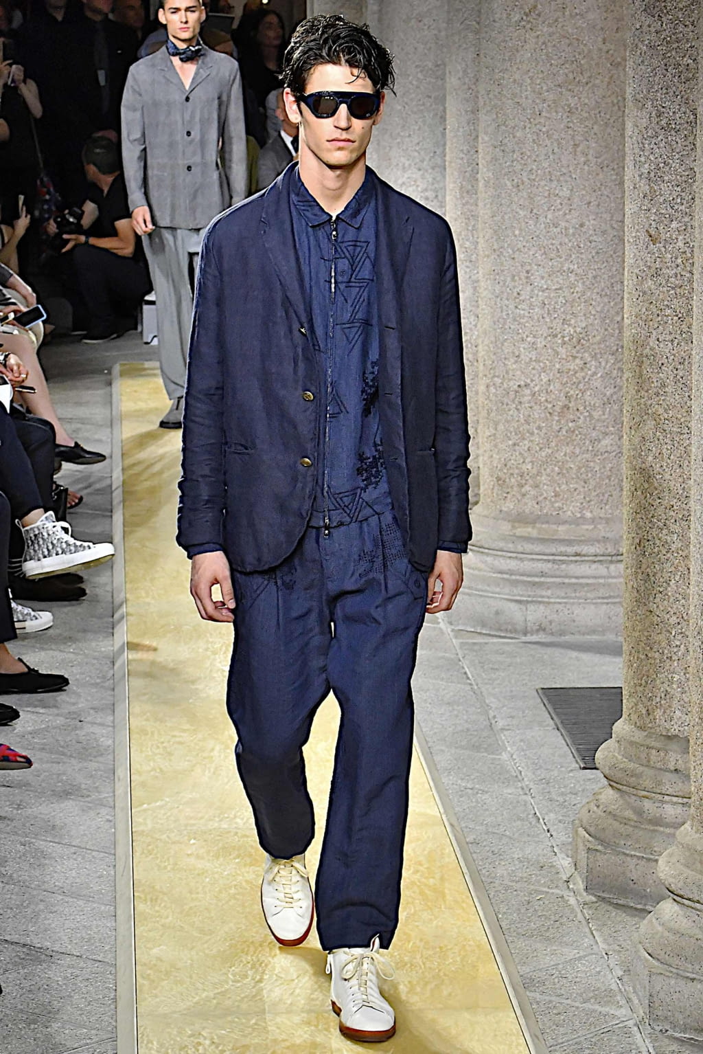 Fashion Week Milan Spring/Summer 2020 look 67 from the Giorgio Armani collection 男装
