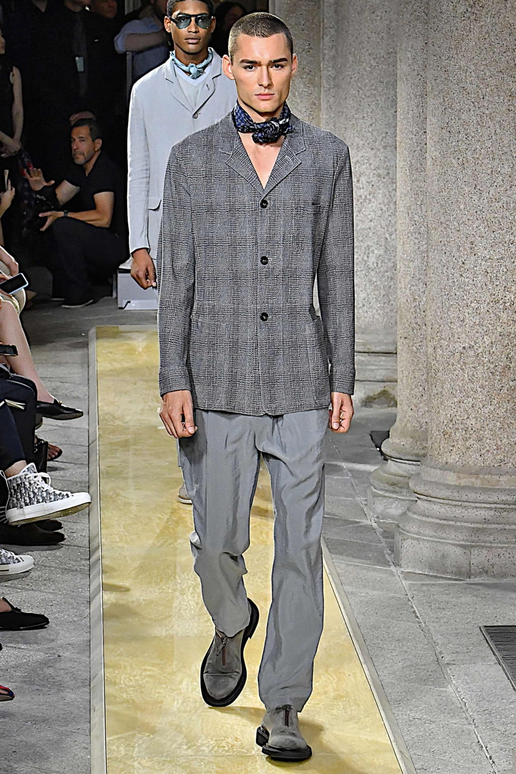 Fashion Week Milan Spring/Summer 2020 look 69 from the Giorgio Armani collection 男装