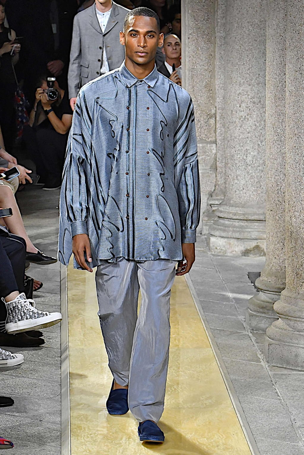 Fashion Week Milan Spring/Summer 2020 look 72 from the Giorgio Armani collection 男装