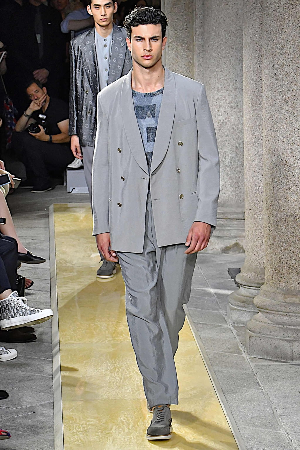 Fashion Week Milan Spring/Summer 2020 look 75 from the Giorgio Armani collection 男装