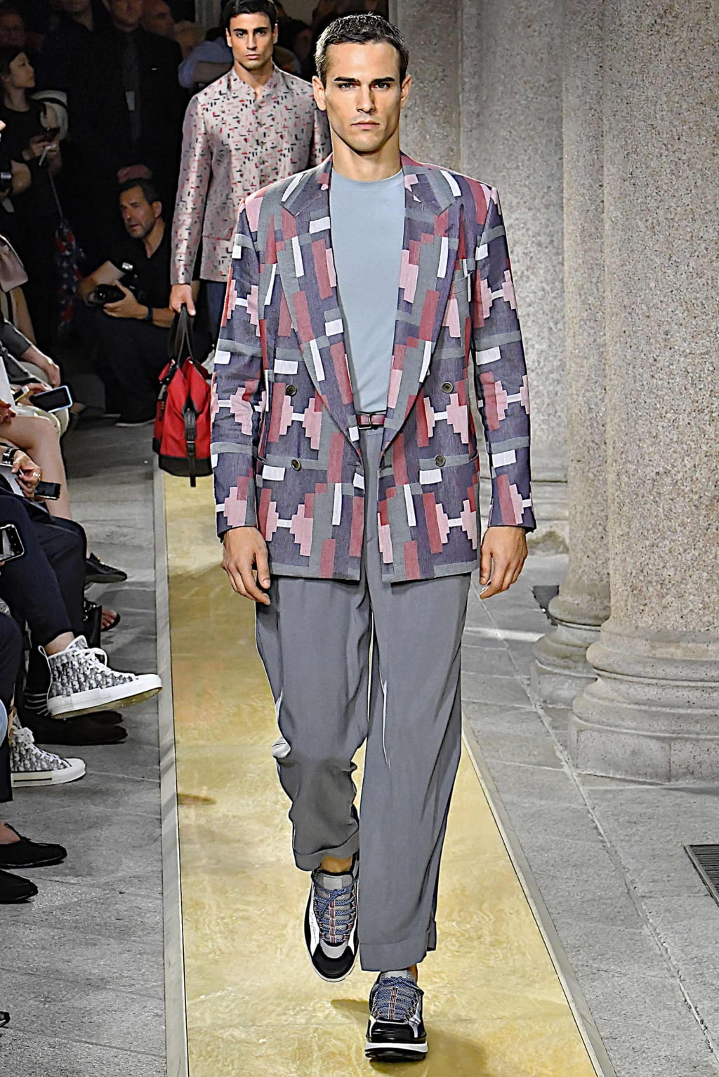 Fashion Week Milan Spring/Summer 2020 look 82 from the Giorgio Armani collection 男装