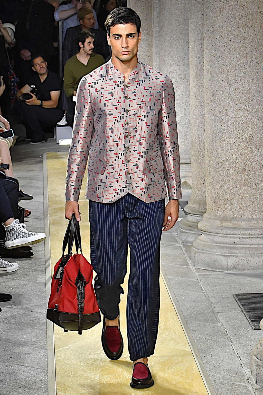 Fashion Week Milan Spring/Summer 2020 look 83 from the Giorgio Armani collection menswear