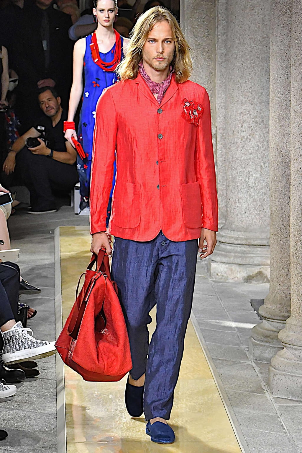 Fashion Week Milan Spring/Summer 2020 look 87 from the Giorgio Armani collection 男装