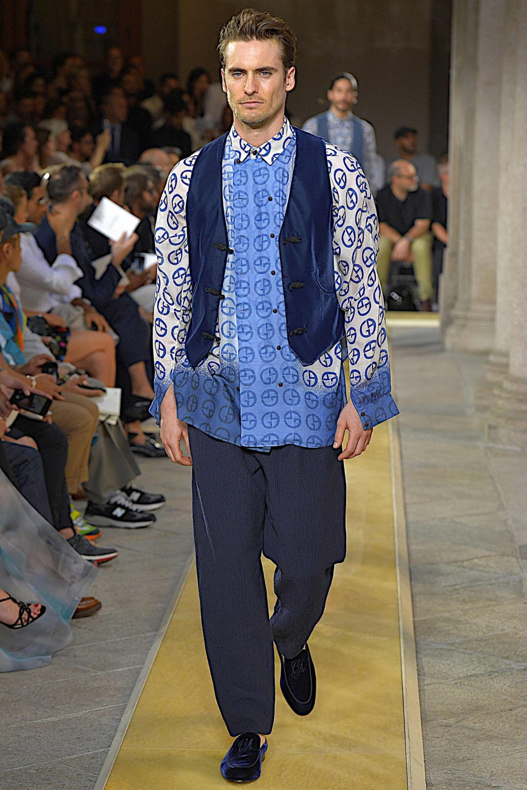 Fashion Week Milan Spring/Summer 2020 look 99 from the Giorgio Armani collection menswear