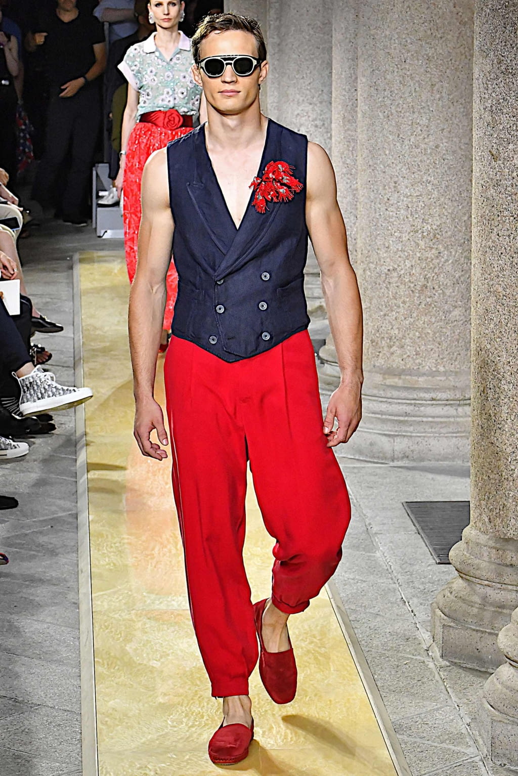 Fashion Week Milan Spring/Summer 2020 look 108 from the Giorgio Armani collection 男装