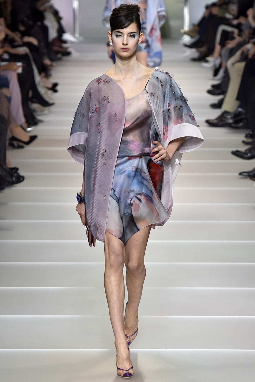 Fashion Week Paris Spring/Summer 2018 look 17 de la collection Giorgio Armani Privé couture