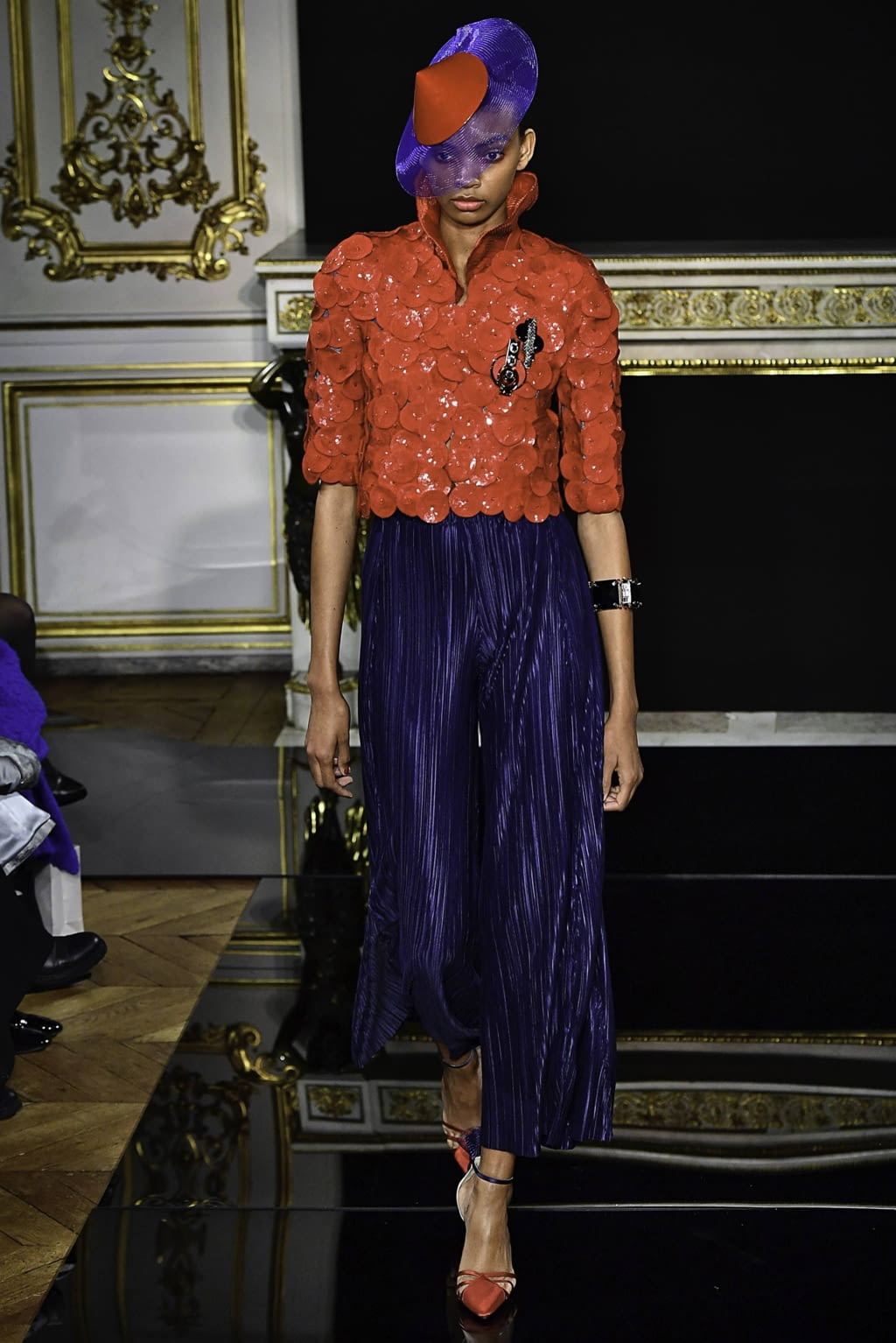 Fashion Week Paris Spring/Summer 2019 look 21 from the Giorgio Armani Privé collection 高级定制