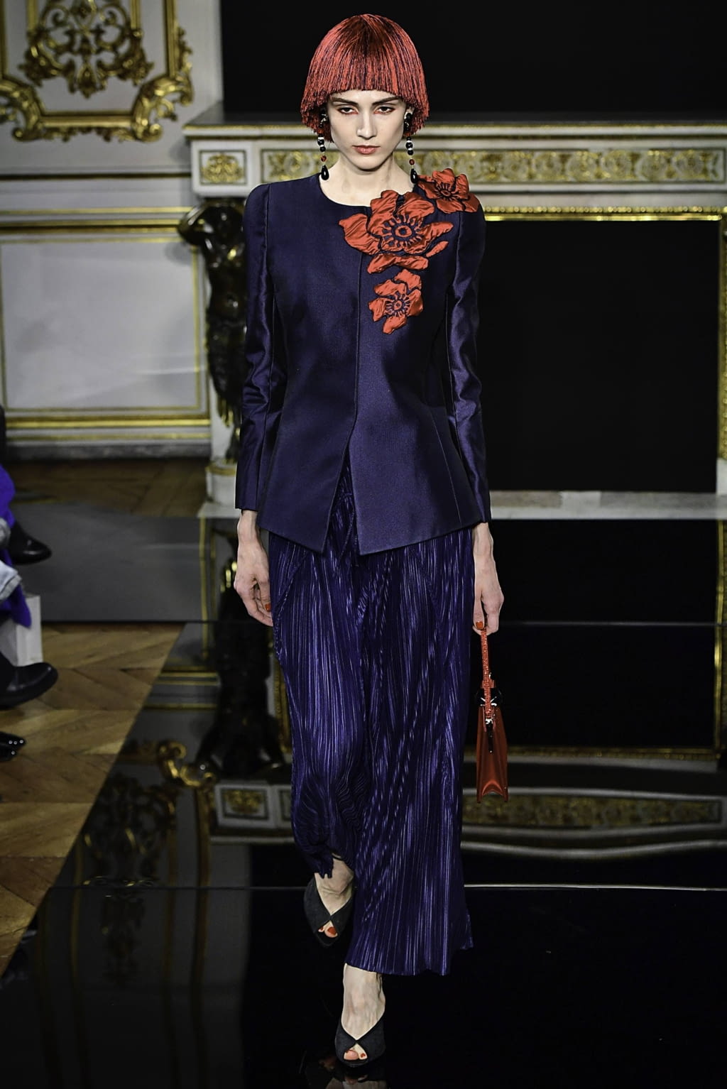 Fashion Week Paris Spring/Summer 2019 look 42 from the Giorgio Armani Privé collection couture