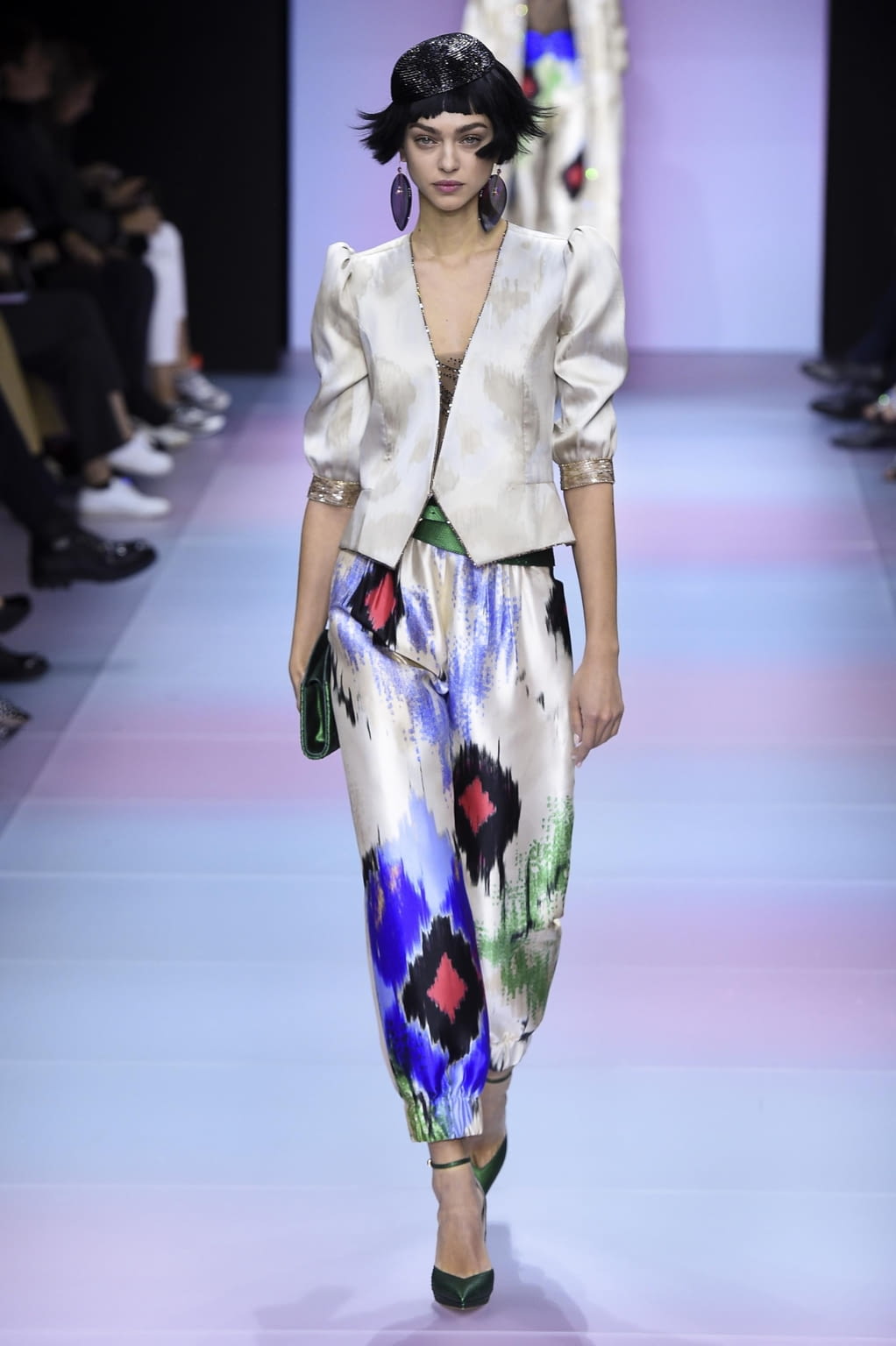 Fashion Week Paris Spring/Summer 2020 look 7 de la collection Giorgio Armani Privé couture