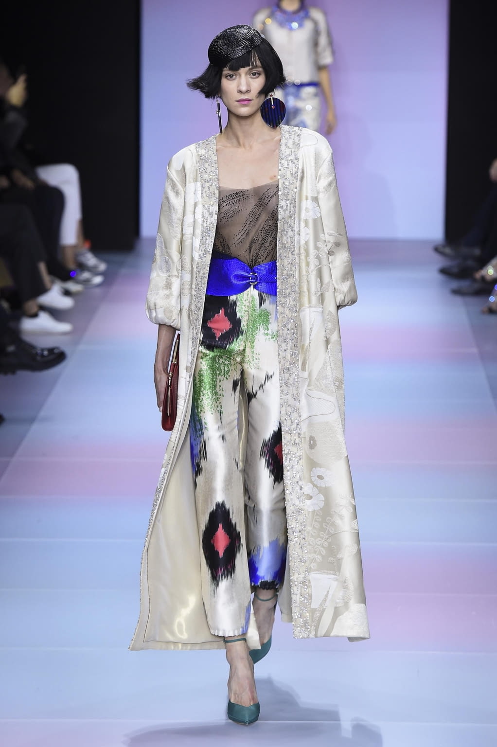 Fashion Week Paris Spring/Summer 2020 look 8 de la collection Giorgio Armani Privé couture
