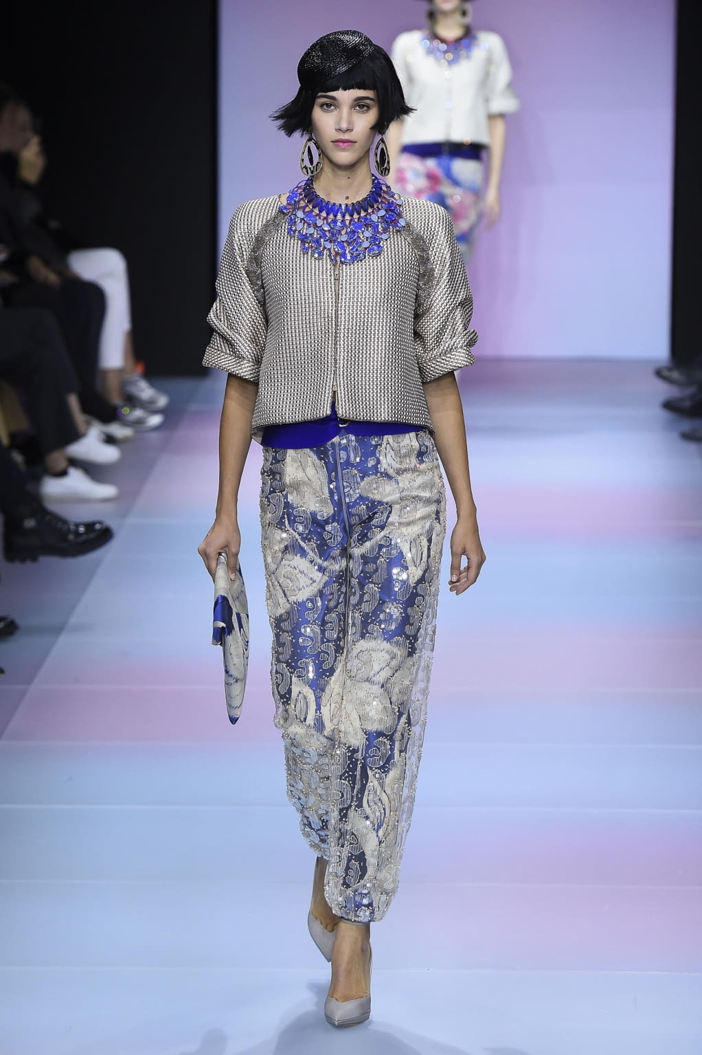 Fashion Week Paris Spring/Summer 2020 look 9 from the Giorgio Armani Privé collection couture