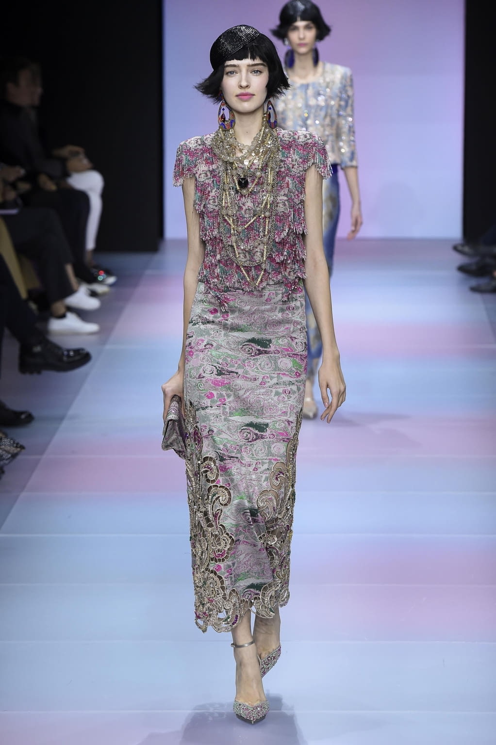 Fashion Week Paris Spring/Summer 2020 look 14 from the Giorgio Armani Privé collection 高级定制