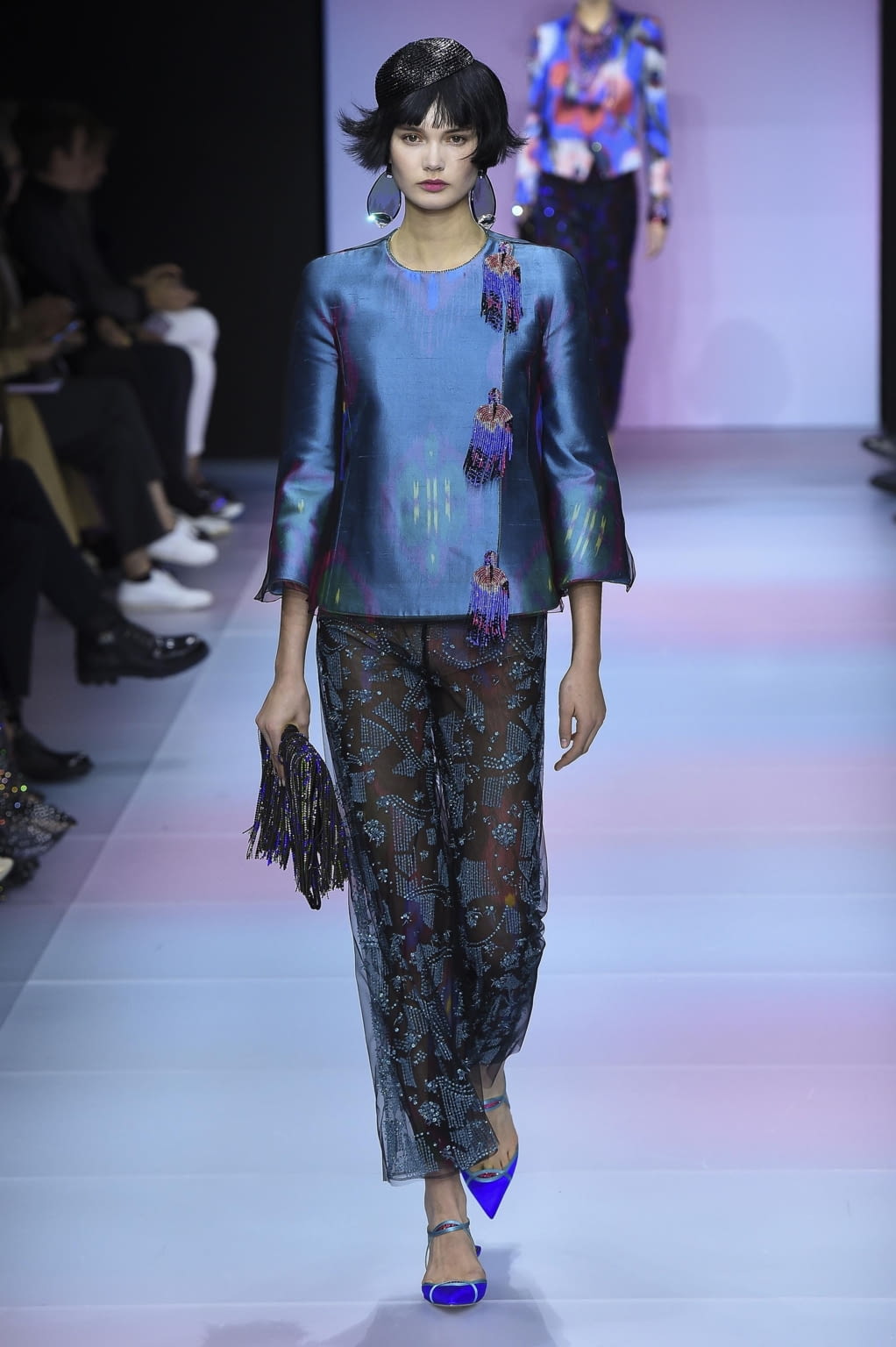 Fashion Week Paris Spring/Summer 2020 look 17 from the Giorgio Armani Privé collection couture