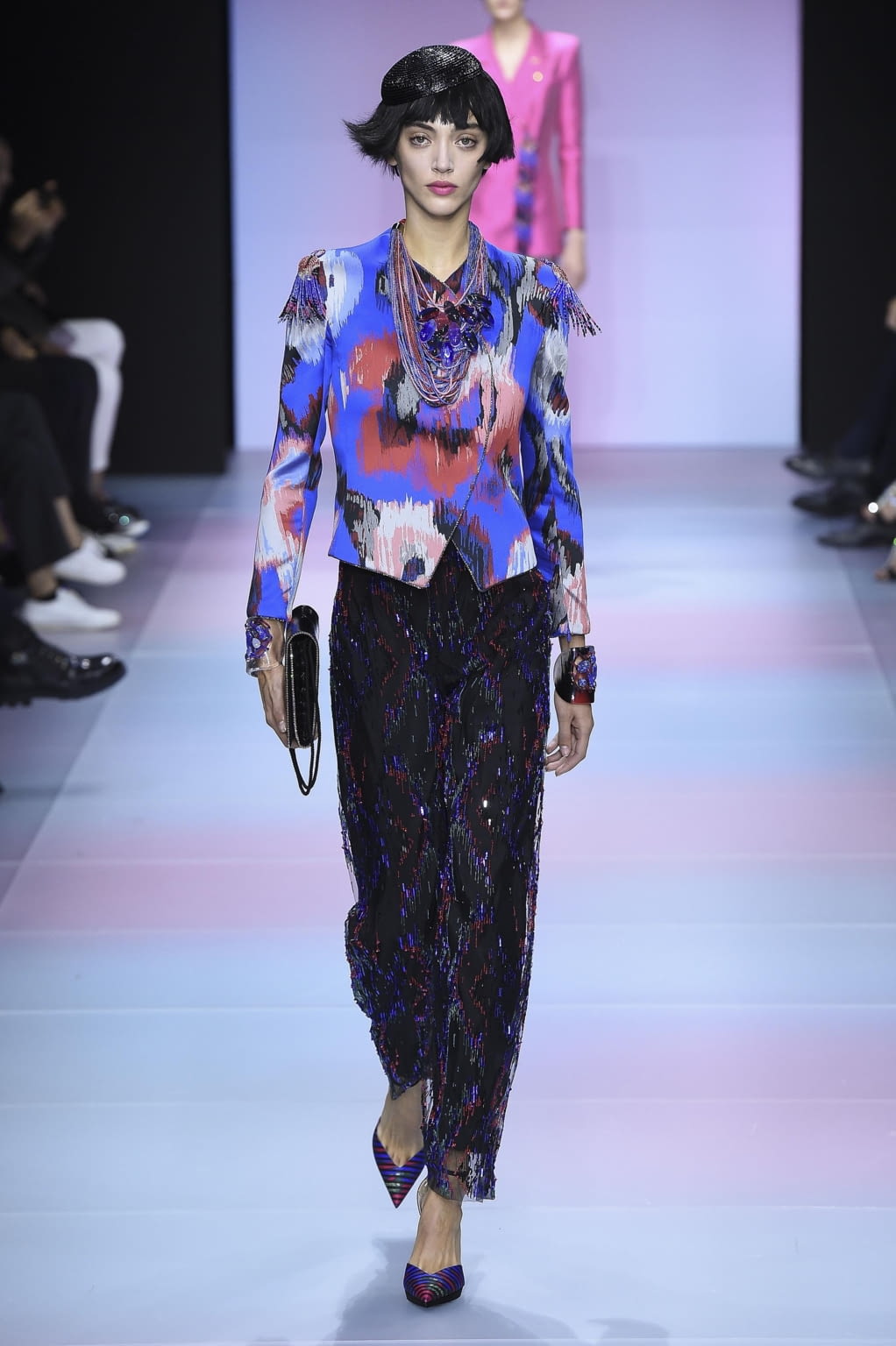 Fashion Week Paris Spring/Summer 2020 look 18 from the Giorgio Armani Privé collection 高级定制