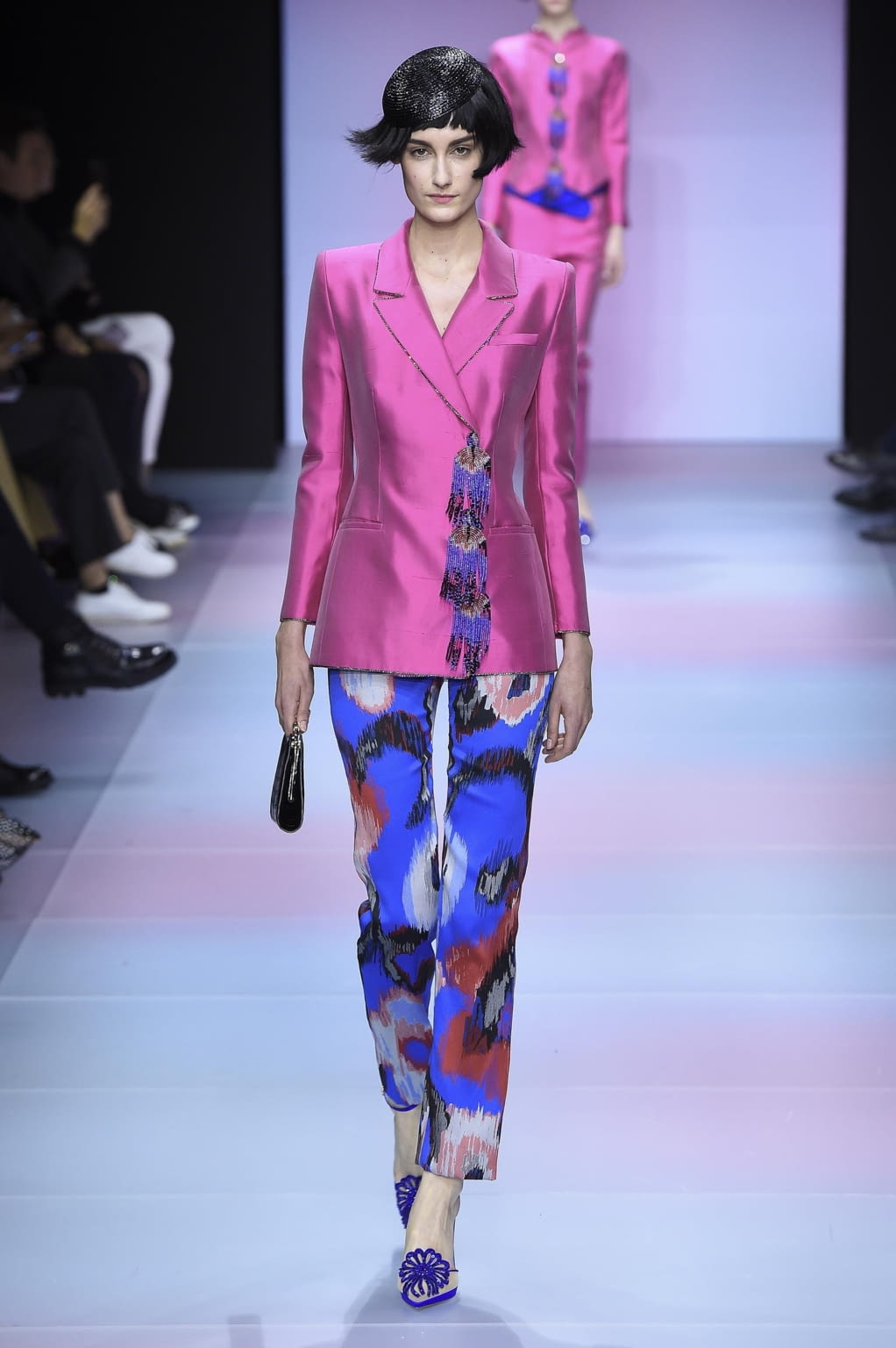 Fashion Week Paris Spring/Summer 2020 look 19 from the Giorgio Armani Privé collection couture
