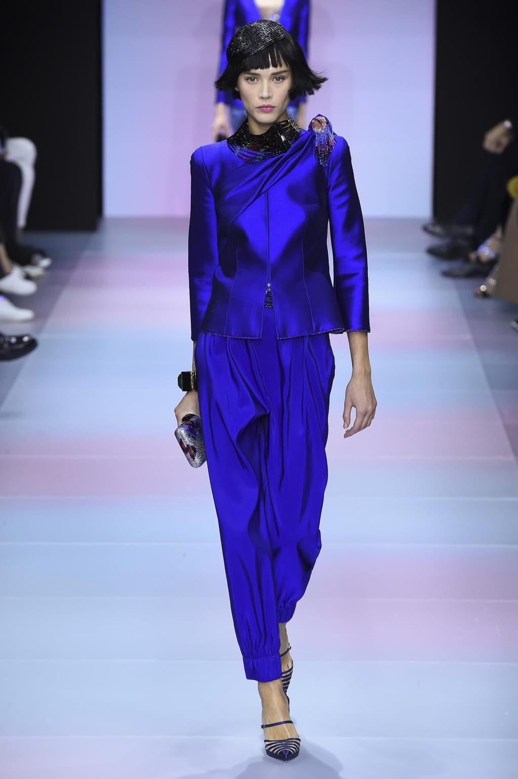 Fashion Week Paris Spring/Summer 2020 look 21 from the Giorgio Armani Privé collection couture