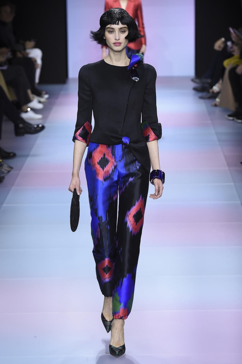 Fashion Week Paris Spring/Summer 2020 look 24 from the Giorgio Armani Privé collection couture