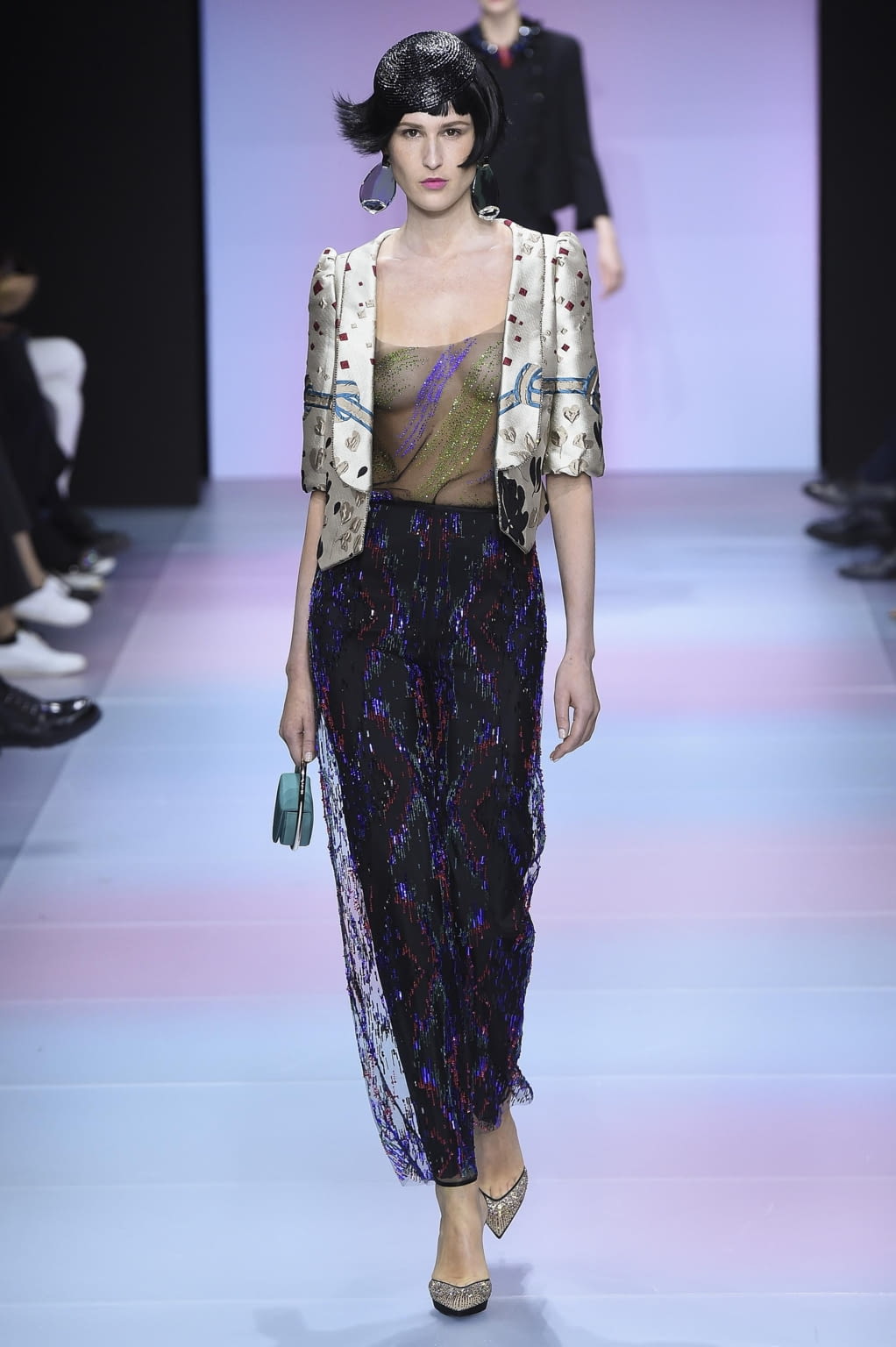 Fashion Week Paris Spring/Summer 2020 look 30 from the Giorgio Armani Privé collection couture